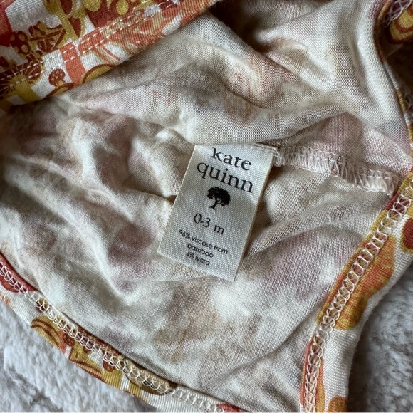 Kate Quinn | Multi mushroom print Bamboo Elf Hat | Size 0-3 Months - Picture 3 of 4